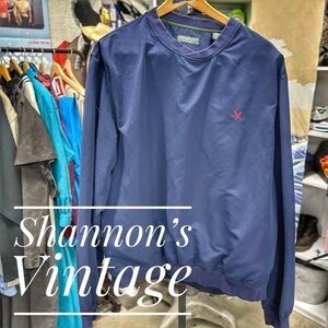 Lyle & Scott sz XL pullover windbreaker A16